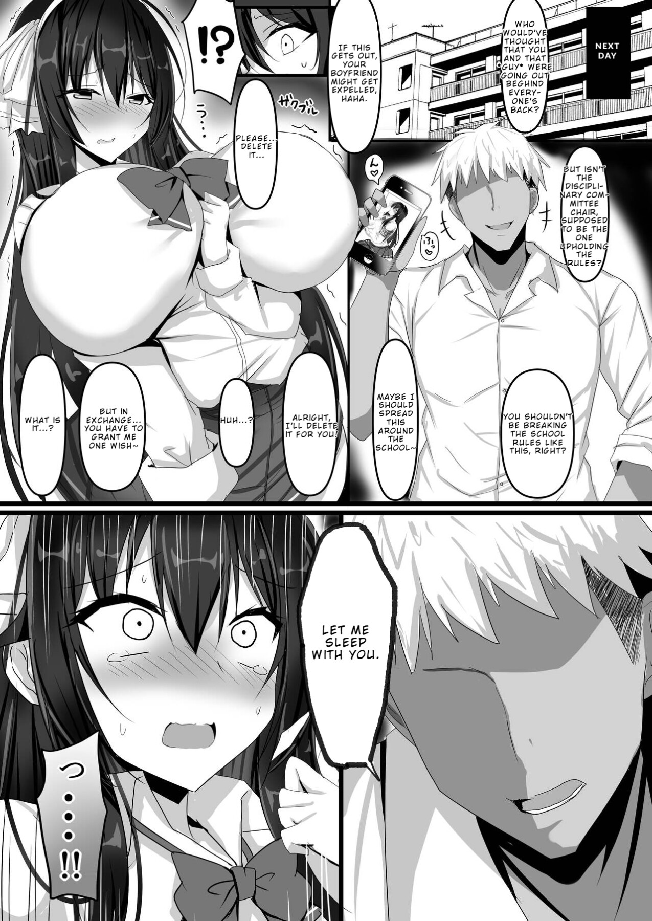 Hentai Manga Comic-How the Playboy Blackmailed the Disciplinary Committee President-Read-10